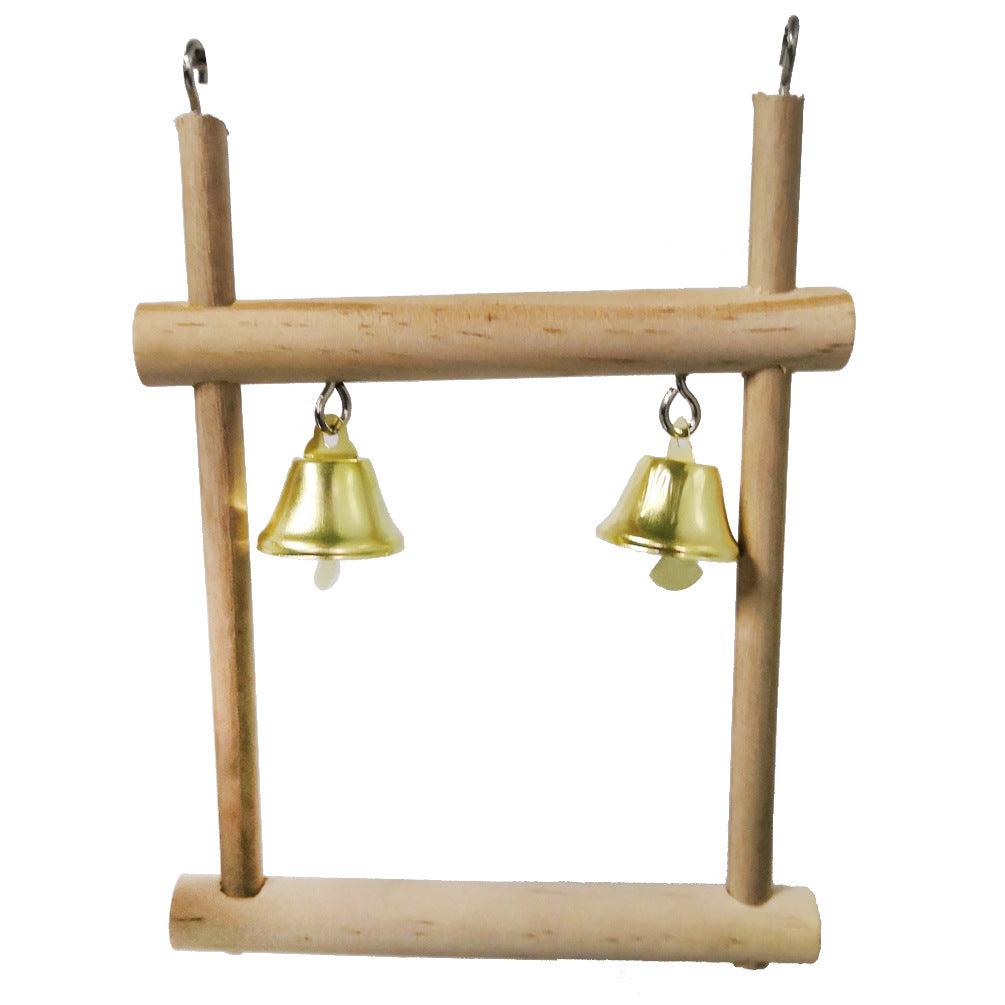 Rustic Wood Perch Stand For Birds - PawNexa