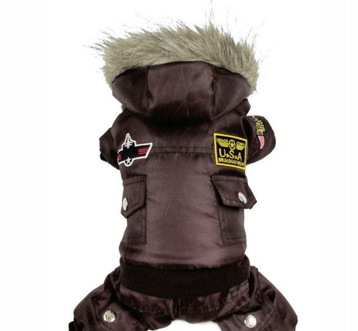 Air Force Inspired Four-Legged Pet Suit - Stylish Autumn And Winter Coats For Dogs - PawNexa