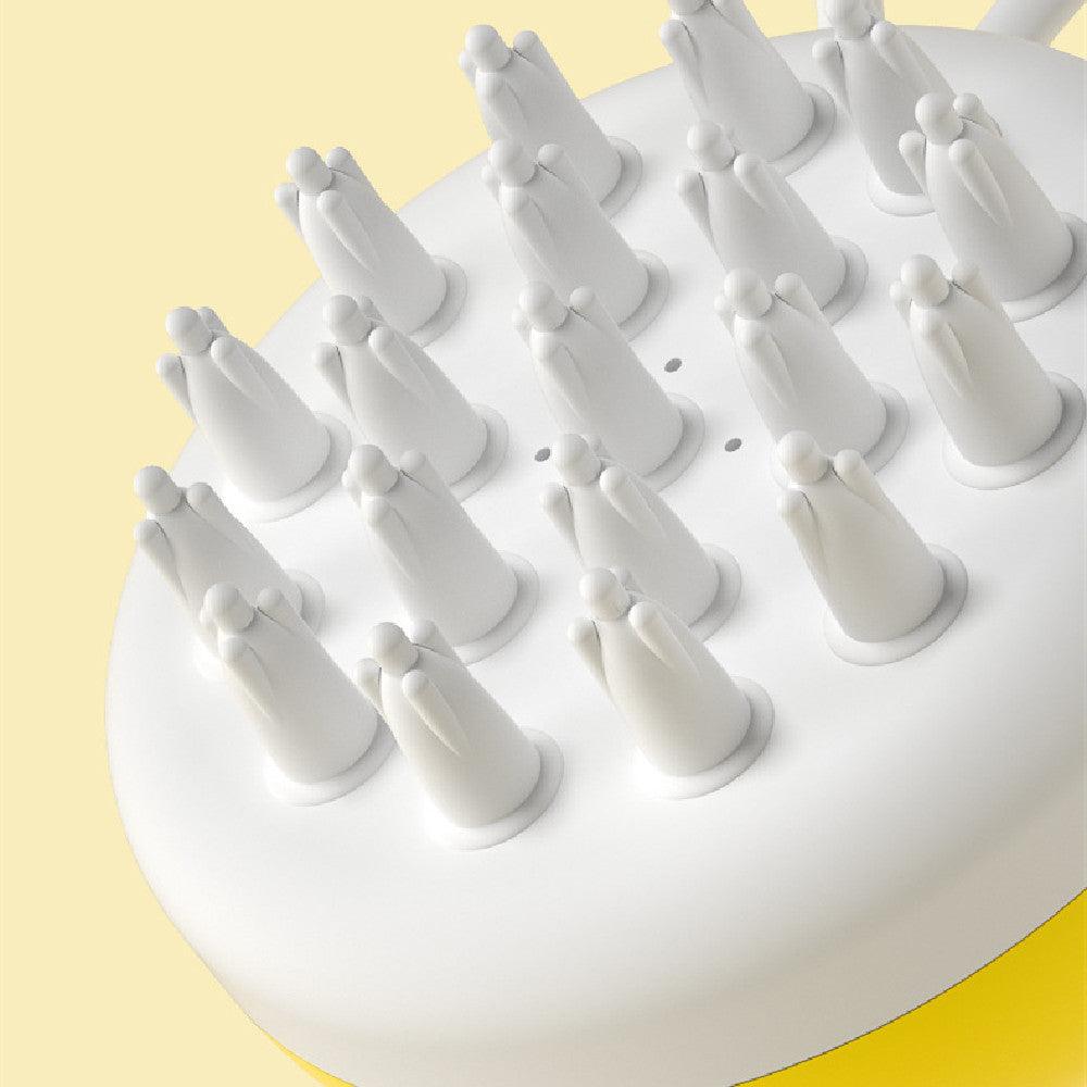 Luxury Pet Pampering Duo - Silicone Spa Massage Comb And Grooming Tool For Dogs And Cats - PawNexa