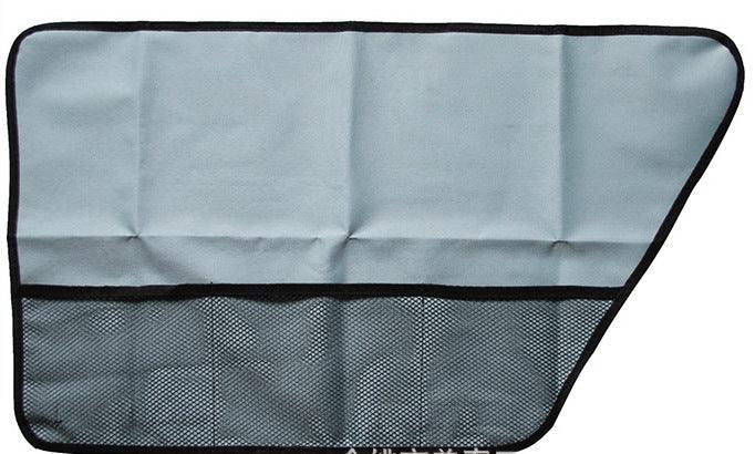 Car Pet Mat Side Door Protector - Anti-Scratch & Anti-Kick Oxford Cloth Protection Mat - Set Of 2 - PawNexa