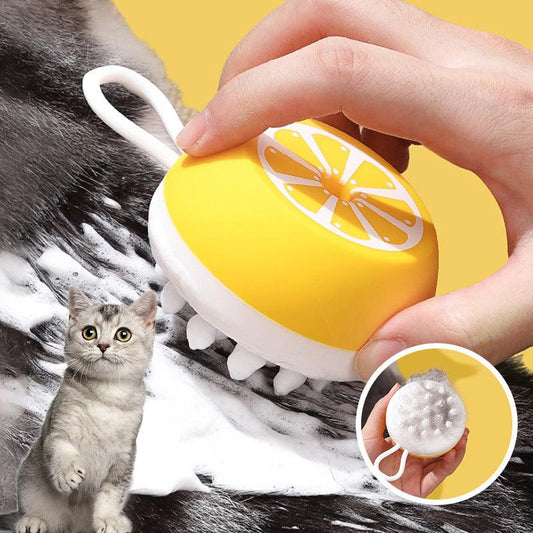 Luxury Pet Pampering Duo - Silicone Spa Massage Comb And Grooming Tool For Dogs And Cats - PawNexa